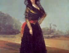 Goya Duchess of Alba, 1797, 210.2x149.3 cm, Hispanic Society.   ,  