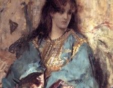 Stevens A Woman Seated in Oriental Dress. , 