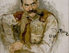 Repin A. Gallen Kallelan muotokuva. ,  