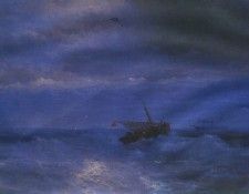 caucasus from sea 1899 IBI.   