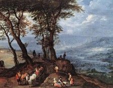 BRUEGHEL Jan the Elder Going To The market. ��������, �� ������� (1568-1625)