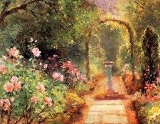 Walbourn Ernest The garden path Sun. Walbourn, 