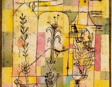 Klee Tale a la Hoffmann, 1921, watercolor on paper mounted o. , 