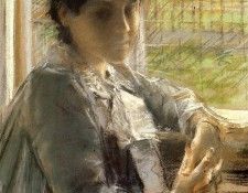 Chase William Merritt At the Window. ,  