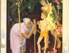 zhilinsky under an old apple tree 1969. ���������