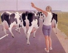 Alex Colville - Stop for Cows, De. , 
