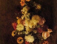 Fantin Latour Henri Bouquet of Flowers3. ������-�����, �����-����-���-������