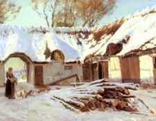 Pedersen Viggo Feeding The Chickens. ��������, �����