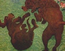 bonnard two dogs 1891. , 