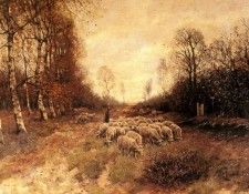 Shiedges Petrus Paulus Grazing Sheep Near Laren. Shiedges, ����� �����