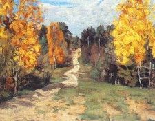 zhukovsky road in autumn 1904. , 