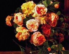 waldmueller roses by the window 1832.   