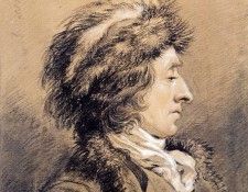 Strij van Abraham Man with fur hat Sun. Strij,  