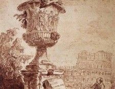 ROBERT Hubert The Draughtsman Of The Borghese vase.  