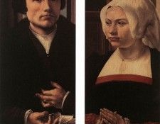 GOSSAERT Jan Wings of a Triptych.   