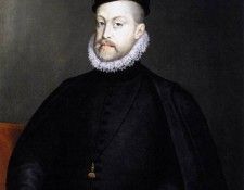 SANCHEZ COELLO Alonso Philip II Holding A Rosary.   