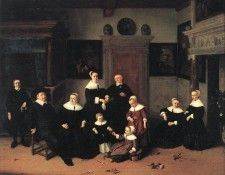 OSTADE Adriaen Jansz van Portrait Of A Family. ,  