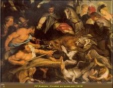 PO HunP 28 PP Rubens-Chasse au sanglier (1615). ,  