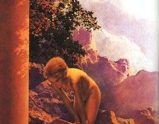 Parrish Maxfield Daybreak detail. ������, Maxfield