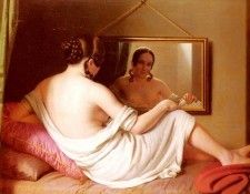 Einsle Anton A Woman Before A Mirror. EINSLE, 