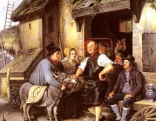 Pistorius Eduard Karl Gustav Lebrecht A Vist To The Farriers. ,    