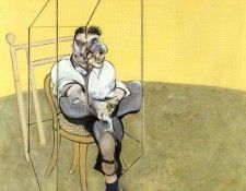 Bacon Three Studies of Lucian Freud, 1969 left. , 