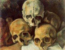 CeZANNE PYRAMID OF SKULLS,C.1901, PRIVATE, VENTURI 753. , 