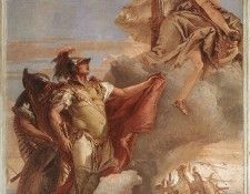 Tiepolo Villa Valmarana Venus Appearing to Aeneas on the Shores of Carthage. ,  