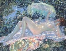 frieseke venus in the sunlight 1913. Frieseke,  