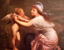 Picou, Henry-Pierre - Nymph and Putto (end. Picou, 