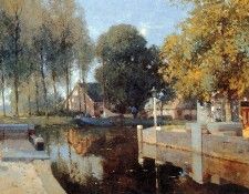 Vreedenburgh Cornelis Sluice Of Woerdense Verlaat Sun. Vreedenburgh, 