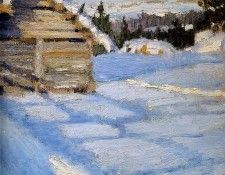 Grabar Igor Winter evening Sun. �������, �����