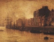 Evening Whitby Harbour. , 