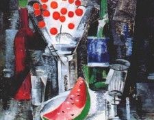 exter still life, bowl of cherries 1914. 