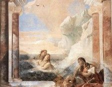 Tiepolo Villa Valmarana Thetis Consoling Achilles. ,  