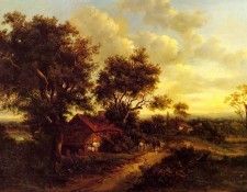 Nasmyth Patrick A Landscape With A Cottage Near Dorking. ������, ������