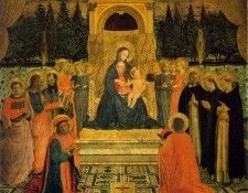 Fra Angelico San Marco altarpiece, 1438-40, Museo di San Mar. ���������, ��� �������� �� F