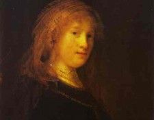 Rembrandt - Saskia van Uilenburgh, the Wife of the Artist. ��������� ������� ��� ����