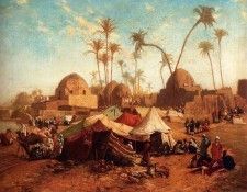 Gentz Karl Wilhelm Bedouincamp. , 