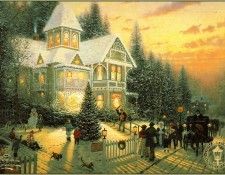 pa ThomasKinkade 07 VictorianChristmas.  