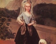 Goya Portait of Maria Teresa de Borbon y Vallabriga, 1783, o. ���� � ���������, ��������� ��