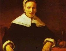 Rembrandt - A Woman Holding a Pink. ��������� ������� ��� ����