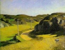 Hopper Road in Maine, 1914, Whitney Museum of American Art, . ������, ������
