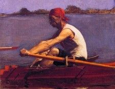 John Biglin in A single Scull. �����, �����