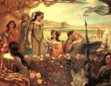 Draper Herbert James Lancelot and Guinevere.   