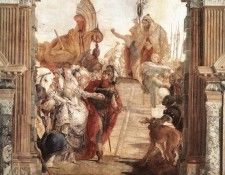 Tiepolo Palazzo Labia The Meeting of Anthony and Cleopatra. ,  