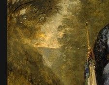 Corot Madame Stumpf and Her Daughter, 1872, Detalj 2, NG Was. ����, ���-������-������