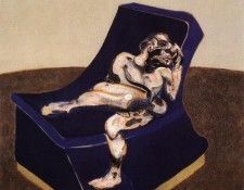 Bacon Three Figures in a Room, center 1964. , 