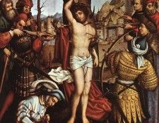 HOLBEIN Hans the Elder The Martyrdom Of Saint Sebastian. ,  