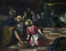   -      [Christ washing the Feet of the Disciples]. , 
